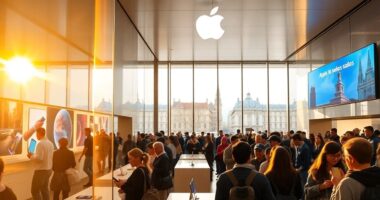 apple sales boost europe