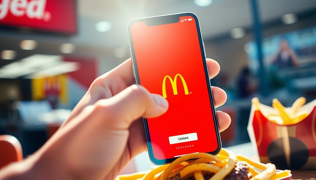 refresh mcdonald s mobile application