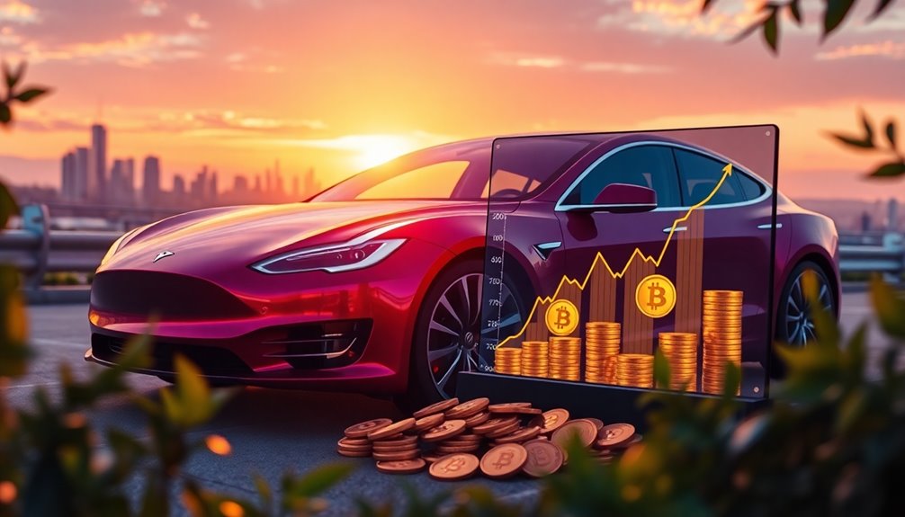 tesla bitcoin profit surge