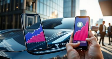 tesla s bitcoin profit increase