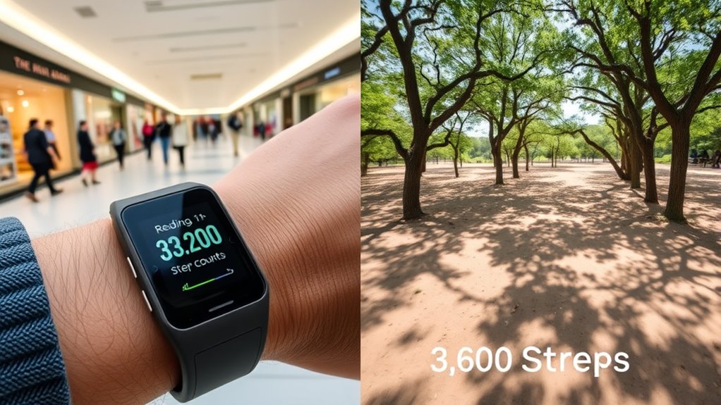 indoor and outdoor step accuracy