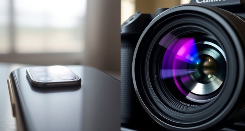optical physics explains camera gap