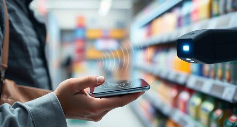 ultrasonic retail data transfer