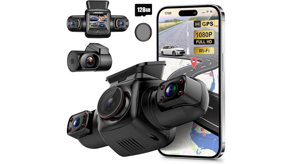 360 degree car dash cam