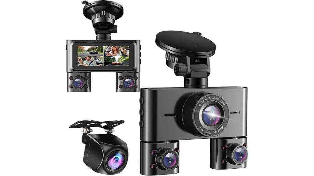 360 degree dash cam system