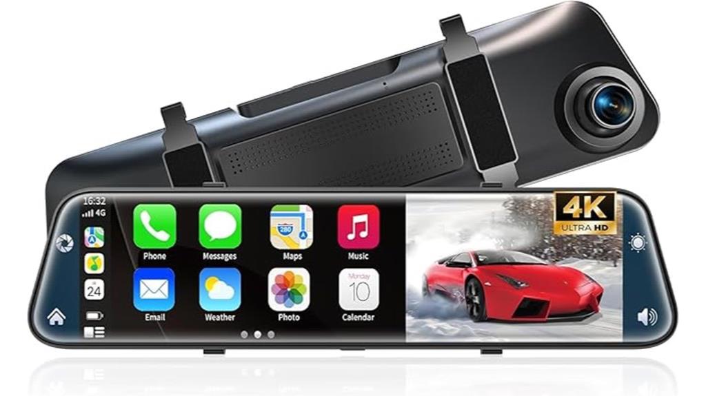 4k rearview camera system