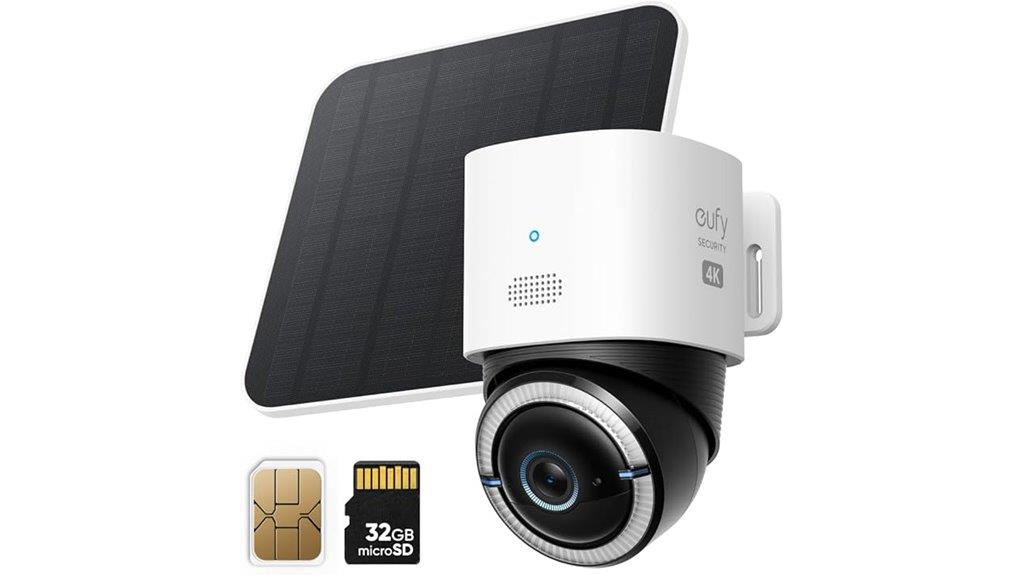 4k solar cellular security