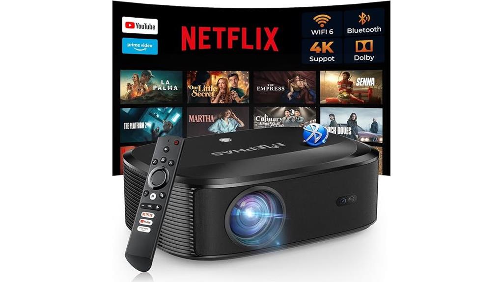 4k wireless app projector