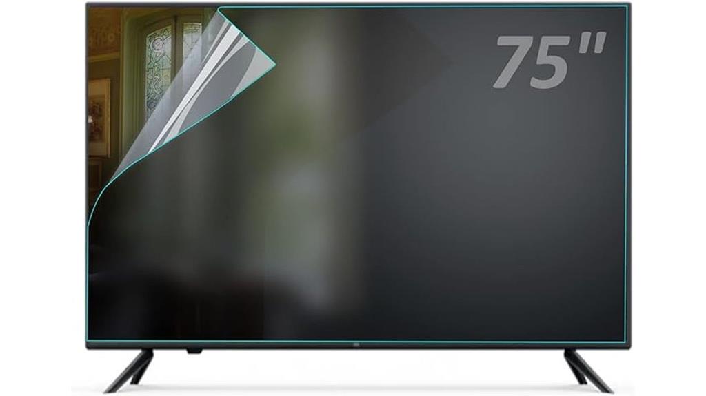 75 inch anti glare screen