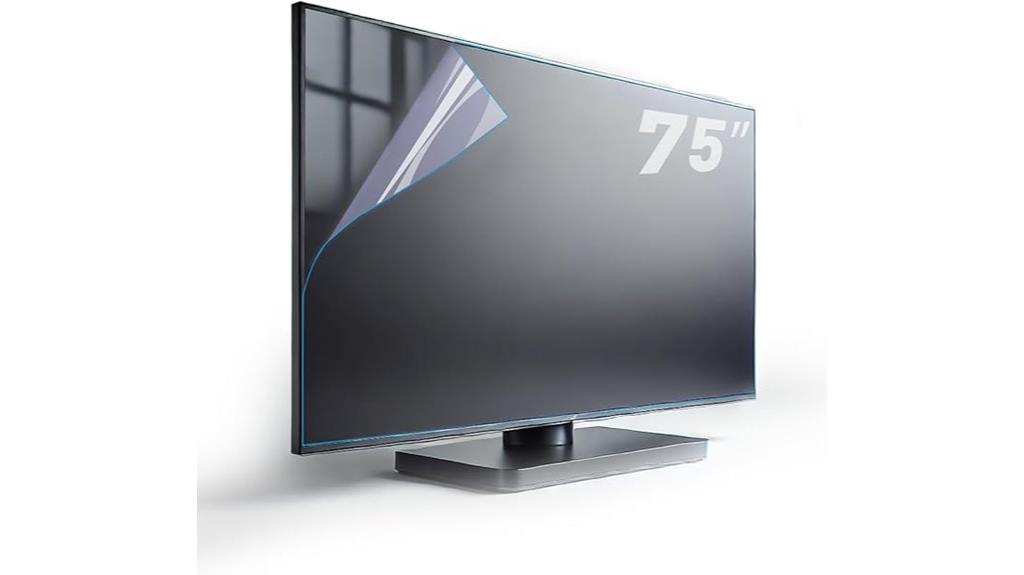 75 inch anti glare screen