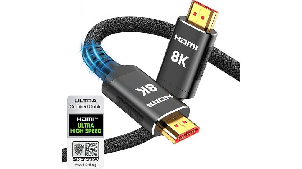 8k hdmi cable 10ft