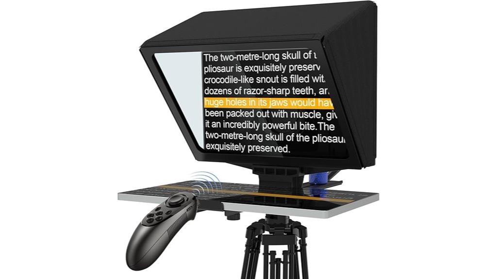 9 30 inch aluminium teleprompter