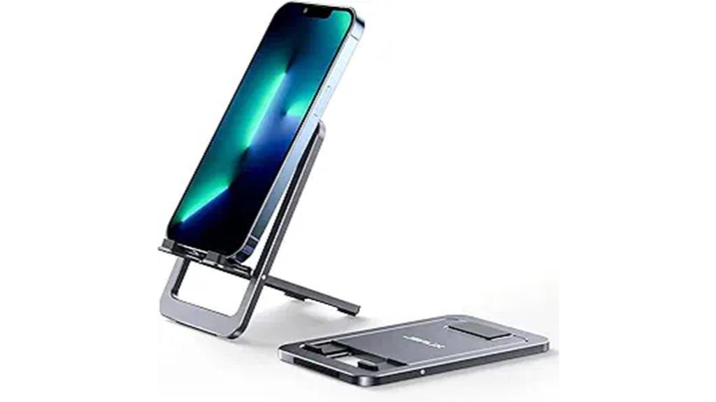 adjustable aluminum phone stand