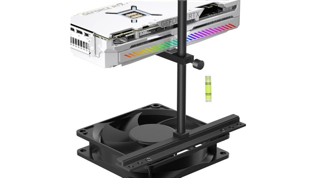adjustable aluminum video card support
