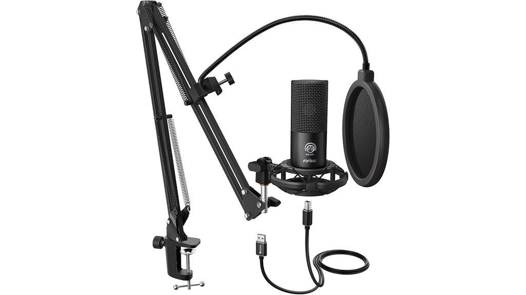 adjustable boom arm microphone