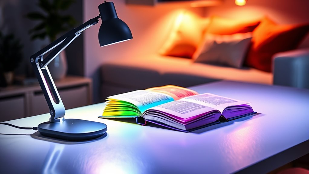 adjustable brightness and colors
