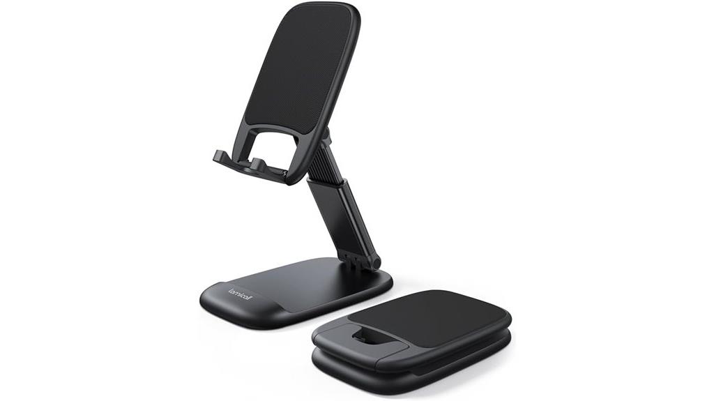 adjustable desk phone holder