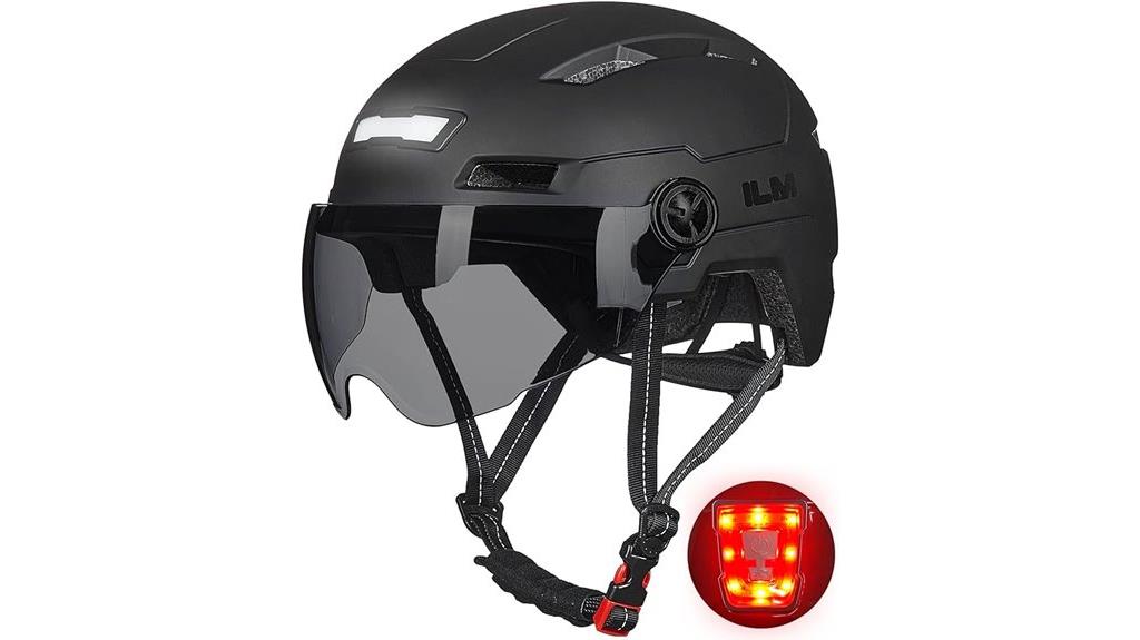 adult bike helmet with lights
