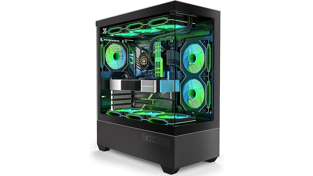 argb fans atx case