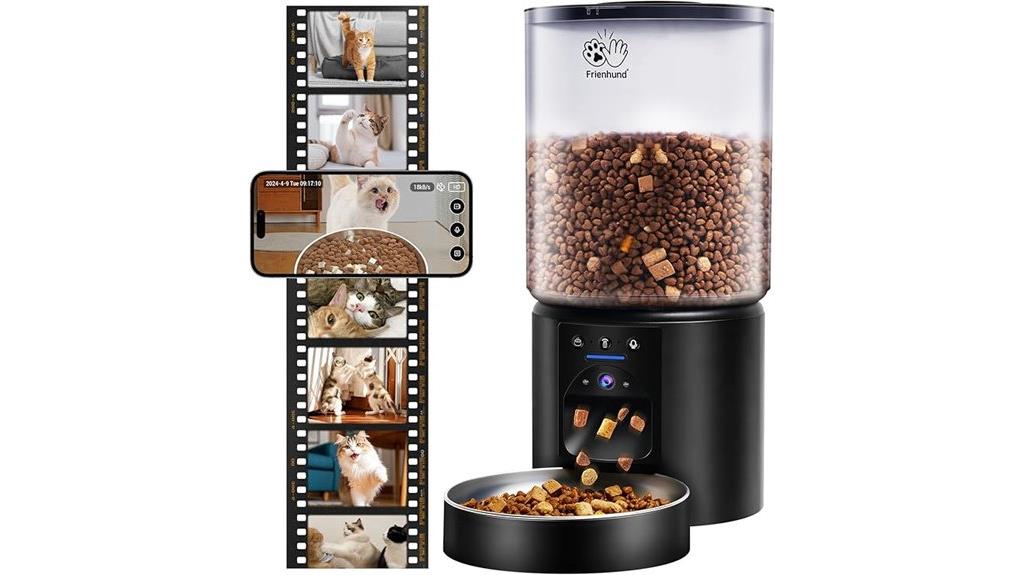 automatic pet feeder camera