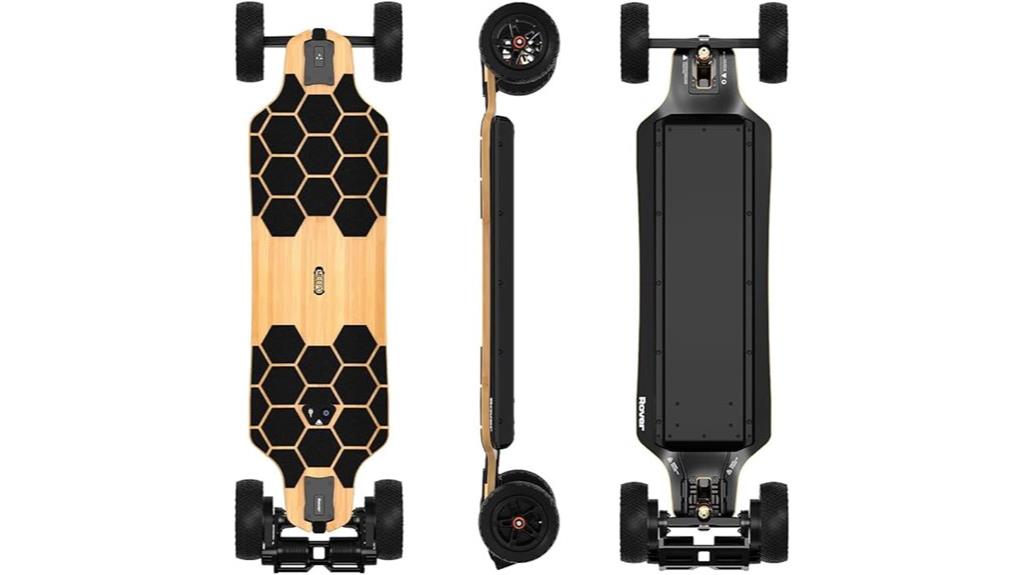 bamboo off road electric skateboard