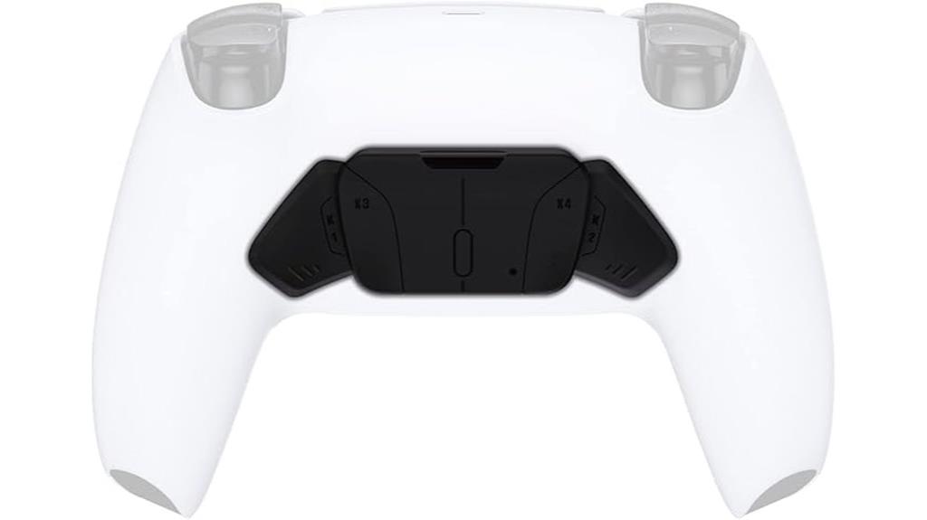 black ps5 controller paddles