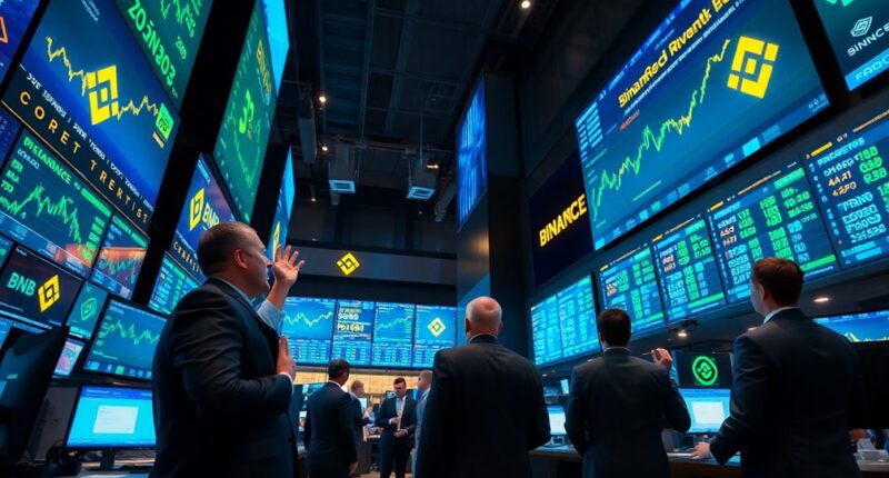 bnb rises as market stabilizes