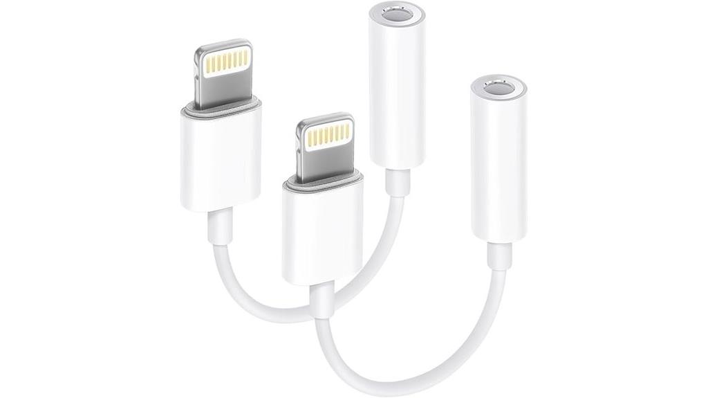 certified lightning headphone adapters