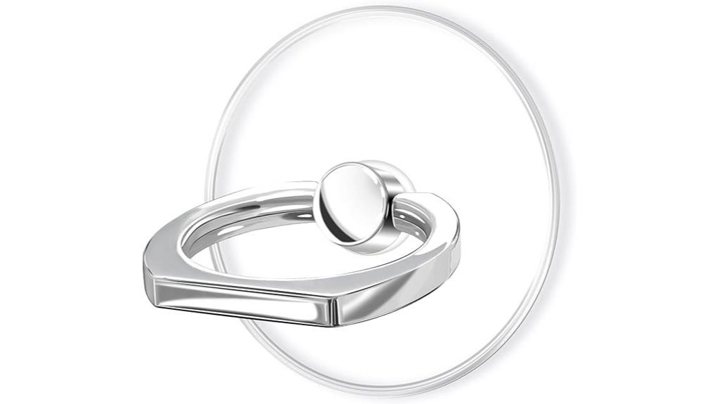 clear round phone grip