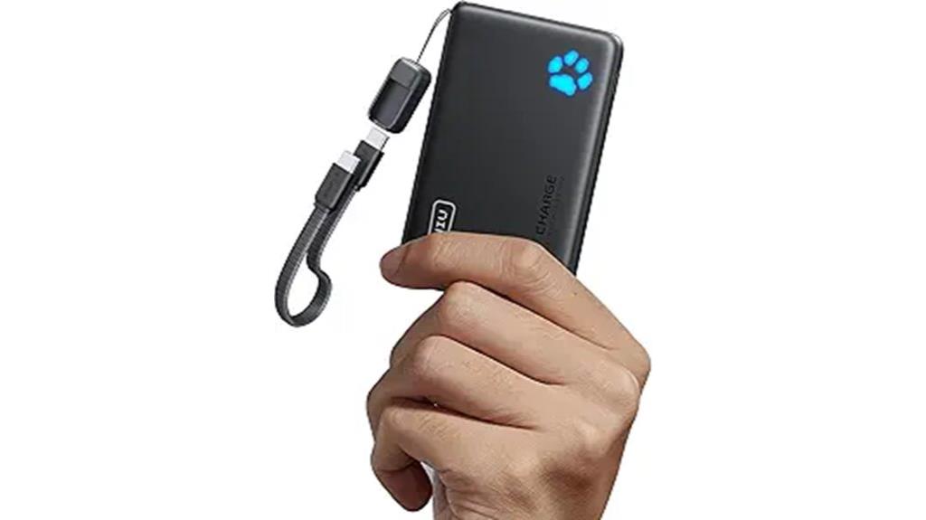 compact 10000mah power bank