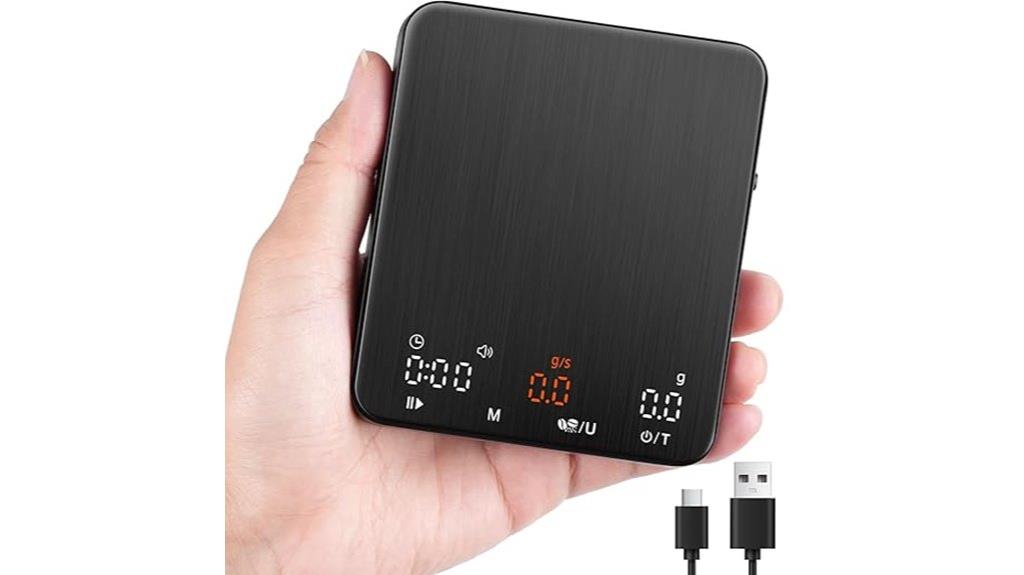 compact espresso scale