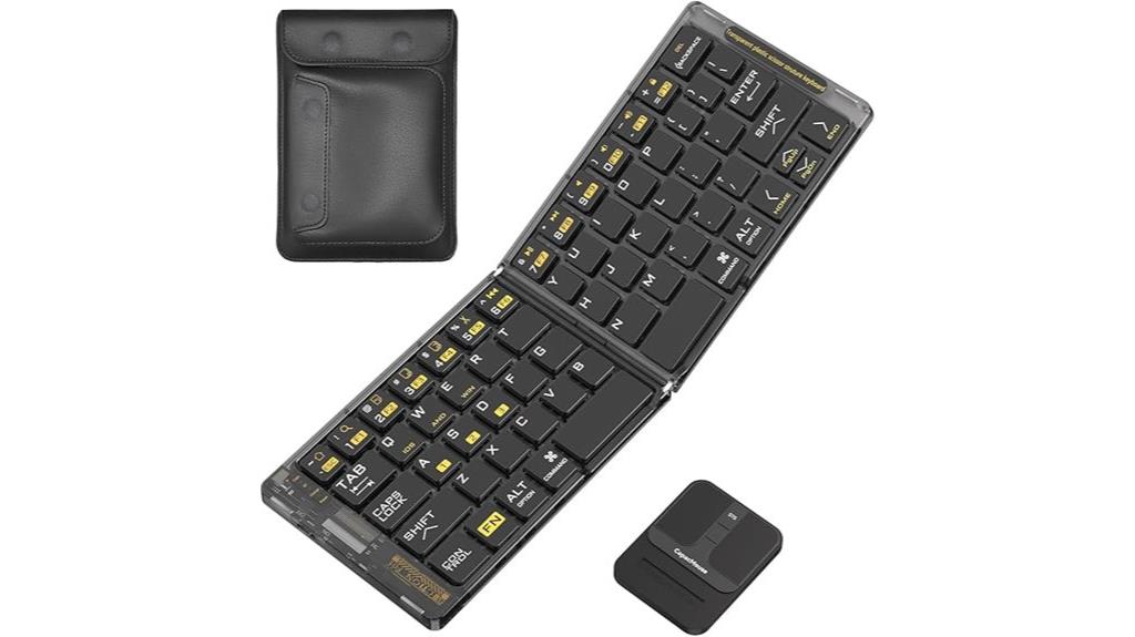 compact foldable bluetooth set