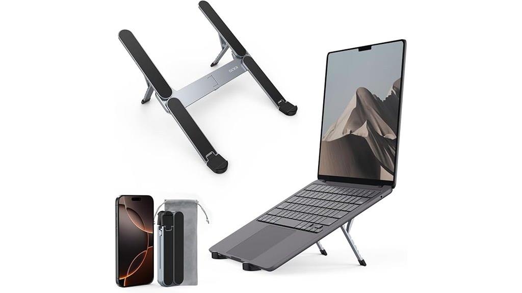 compact foldable laptop stand