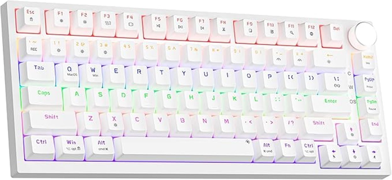 compact mechanical gaming keyboard