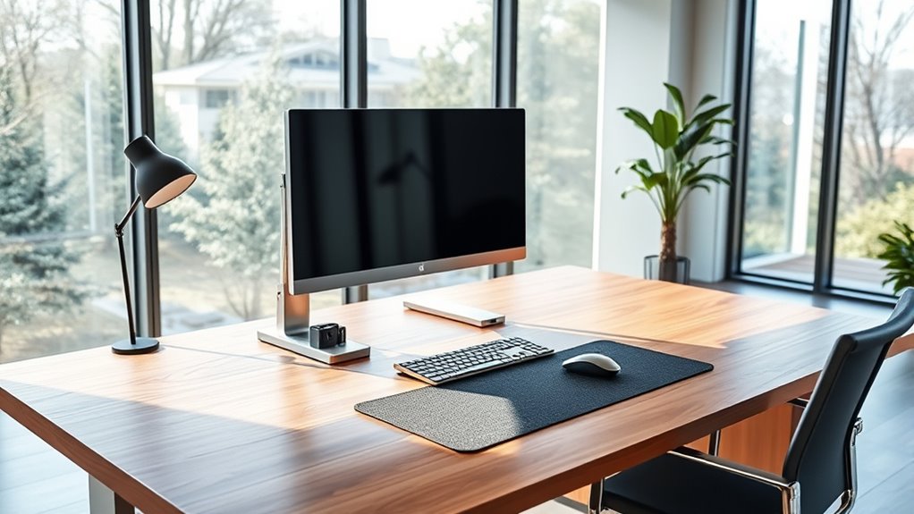 desk adjustment features and stability