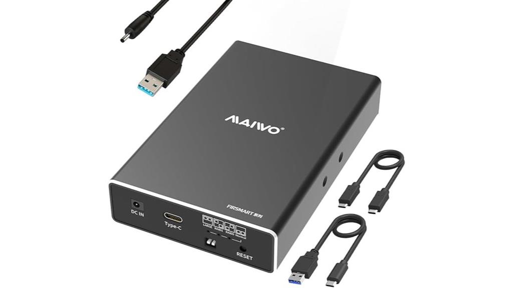 dual bay 16tb raid