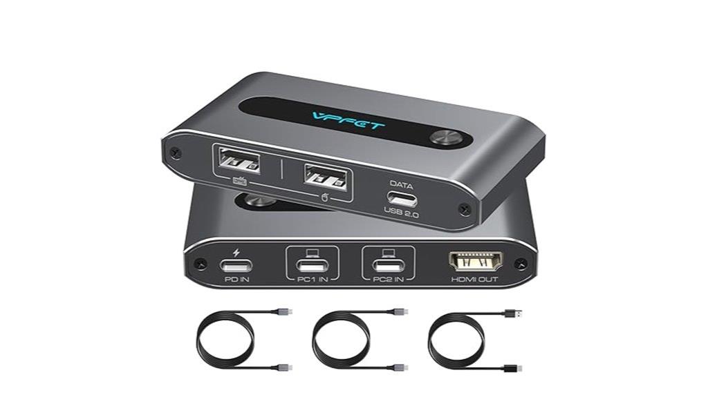 dual computer usb c kvm