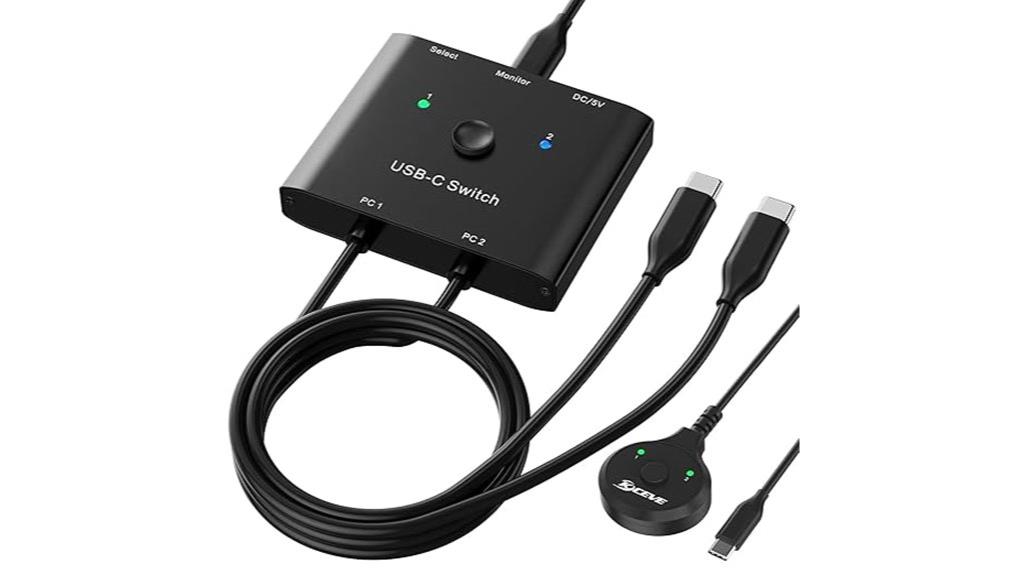 dual computer usb c switch