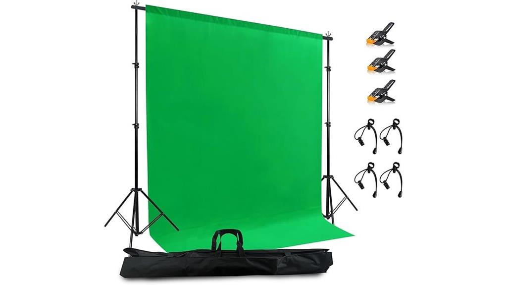 dual green screen stand