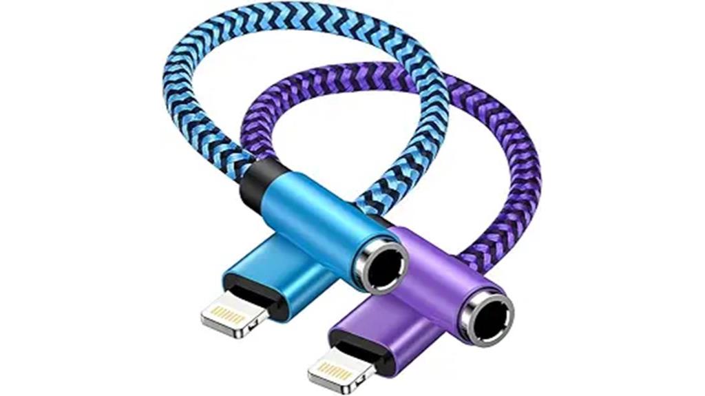 dual lightning to aux