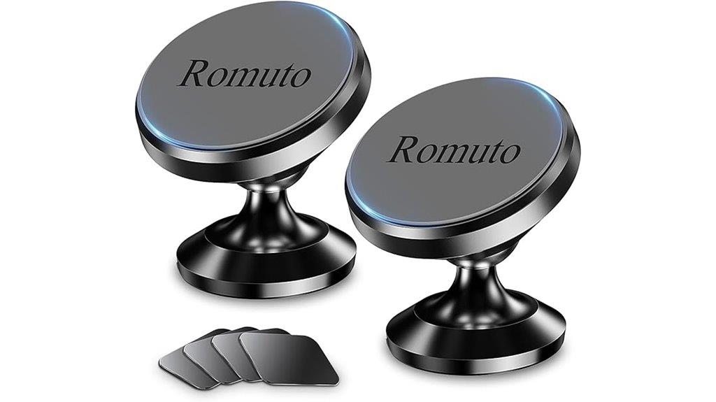 dual magnetic phone holders