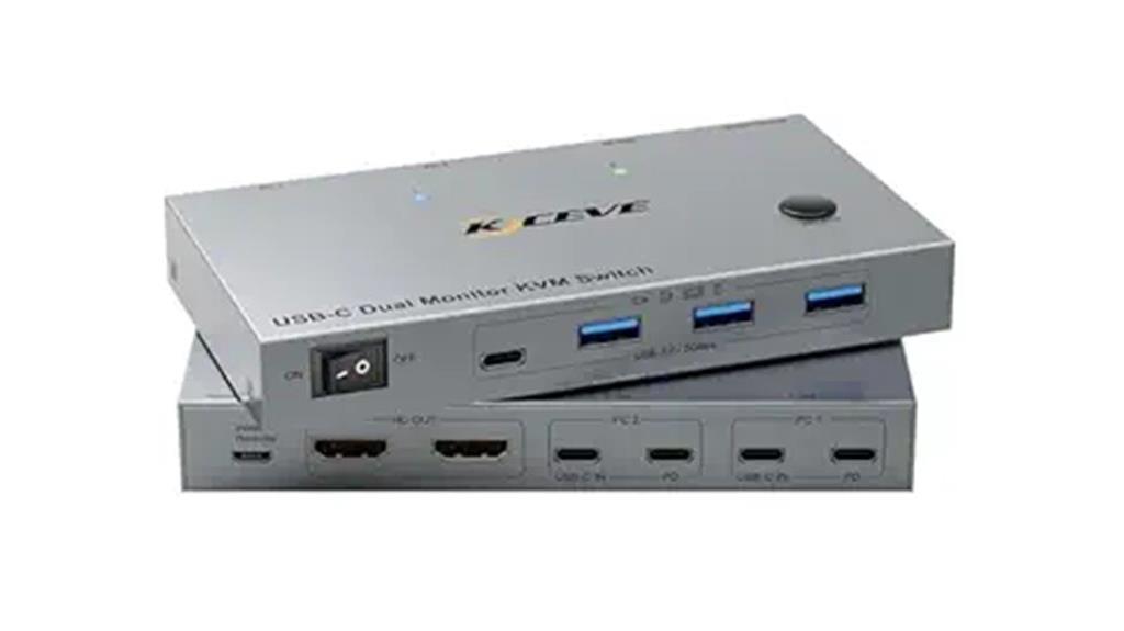 dual monitor usb c switch