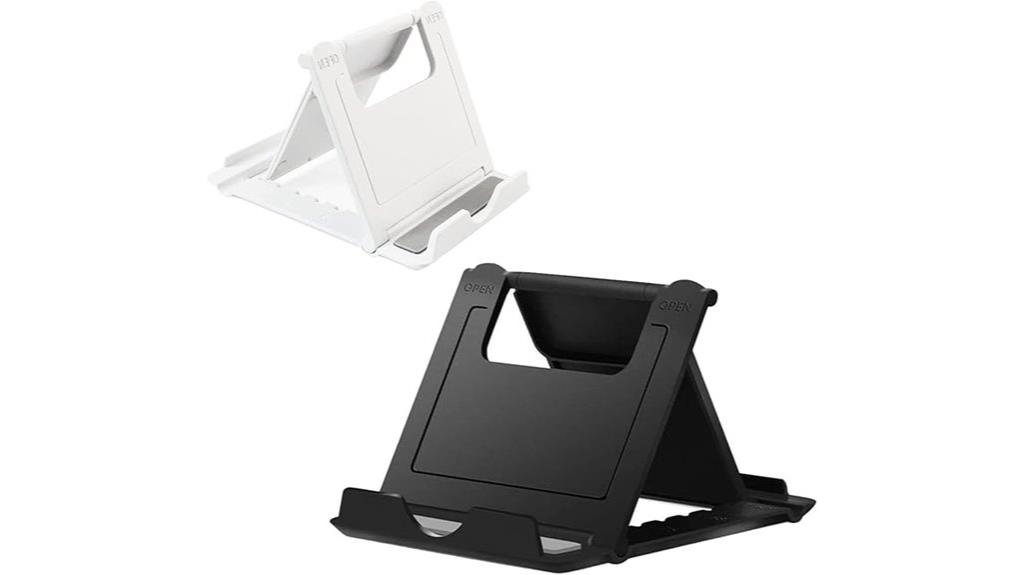 dual portable phone stands