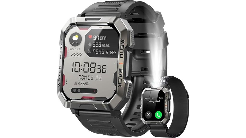 durable men s fitness smartwatch