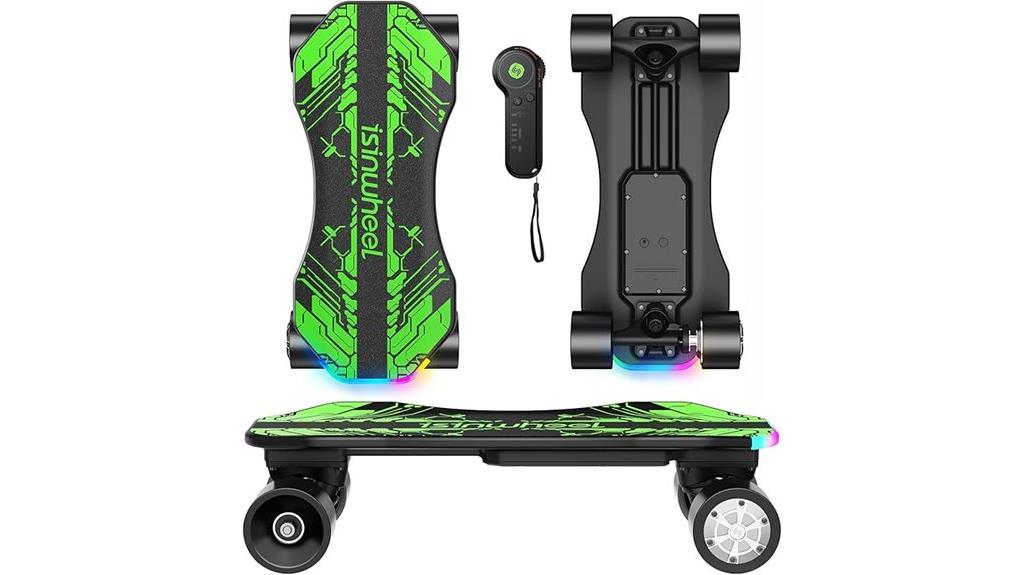 electric skateboard with remote