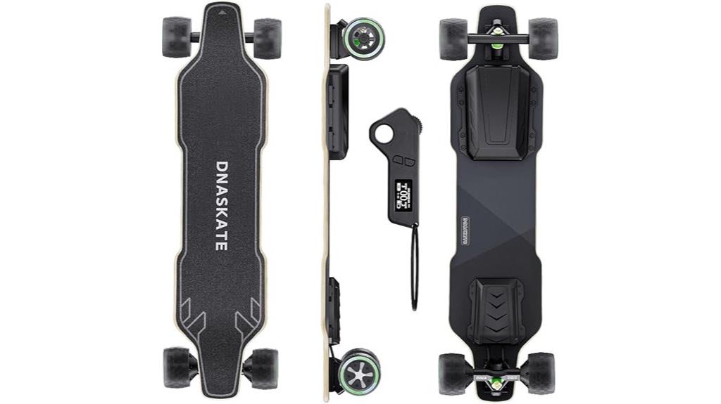 electric skateboard with remote