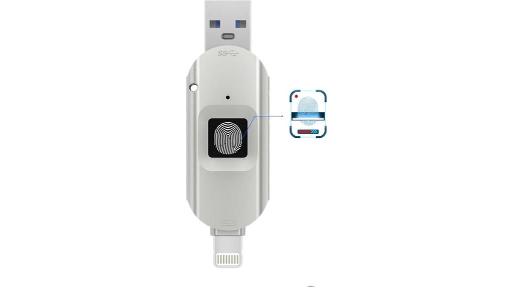 encrypted 128gb usb drive