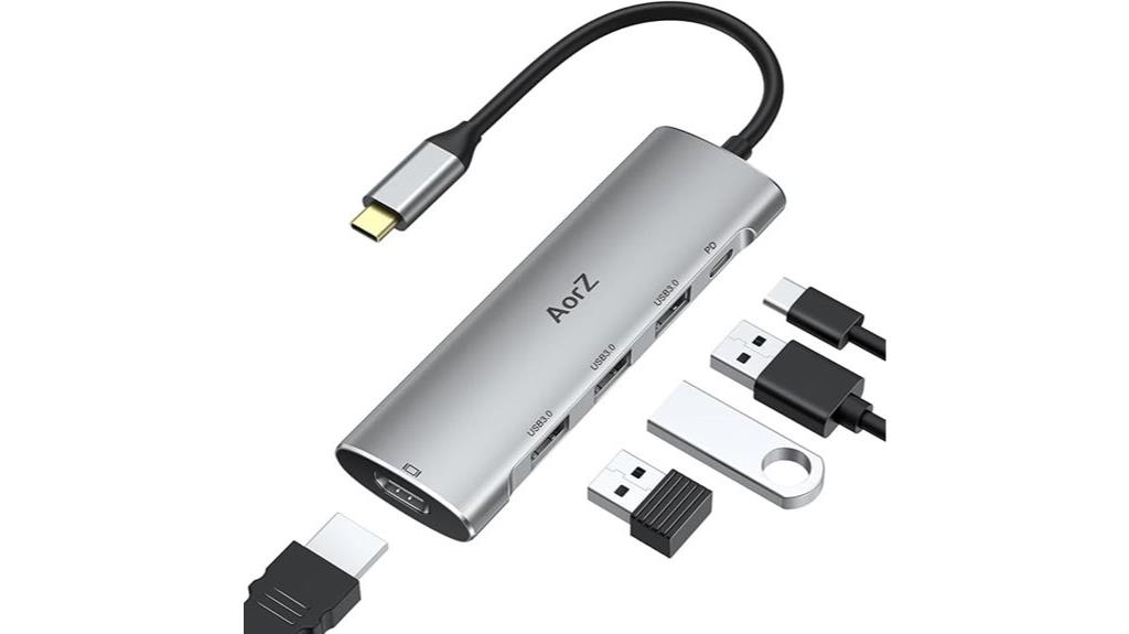 five in one usb hub