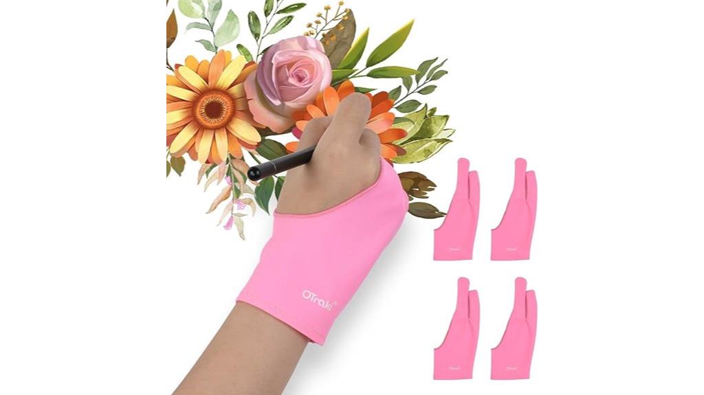 four pack artist tablet gloves