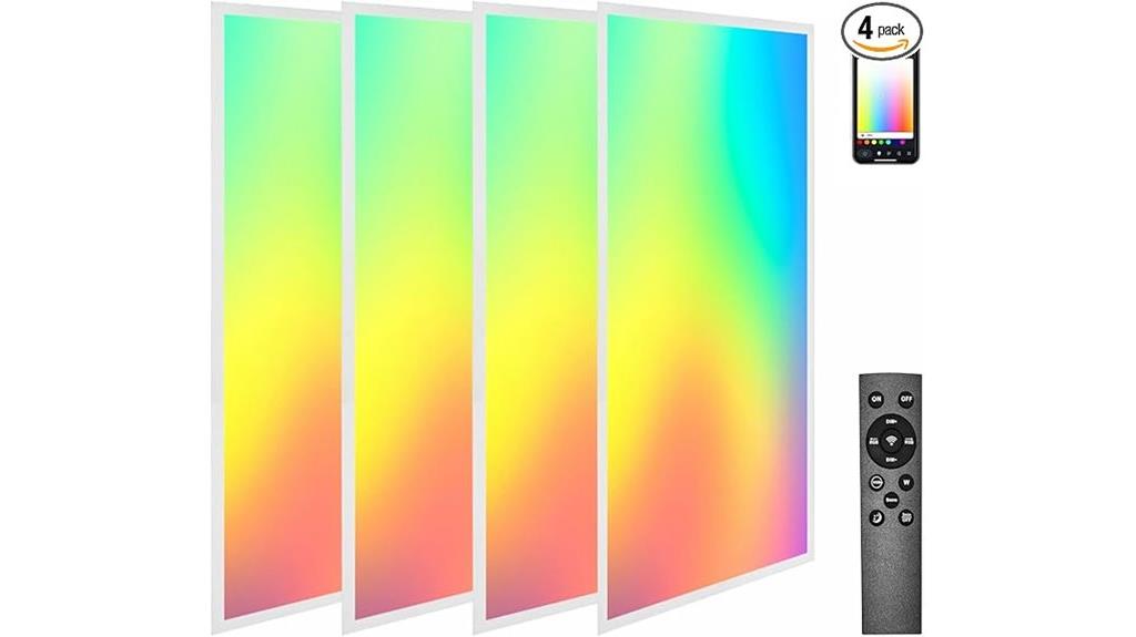four pack rgbw panels